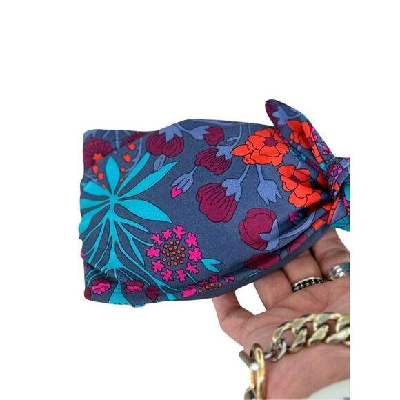 Marc By Marc Jacobs Strapless Dark Floral Bikini Swimwear Top Women's Small - Picture 3 of 9